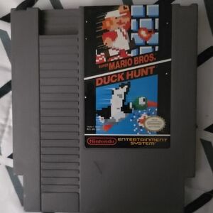 Nintendo Super Mario Bros. / Duck Hunt NES Game Cartridge - Gray